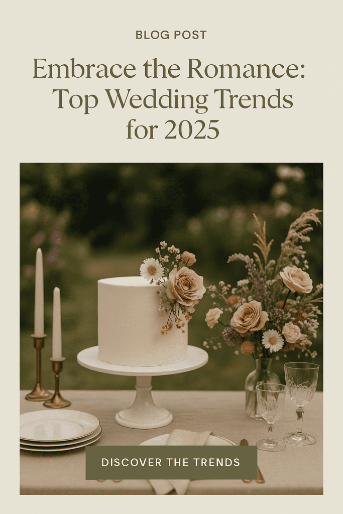 Embrace the Romance: Top Wedding Trends for 2025