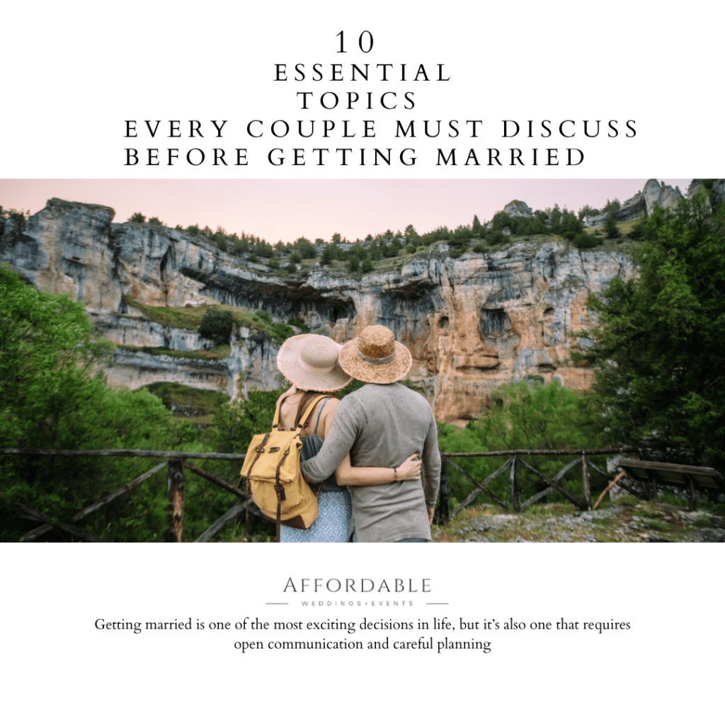 10 Essential Topics Every Couple Must Discuss Before Getting Married