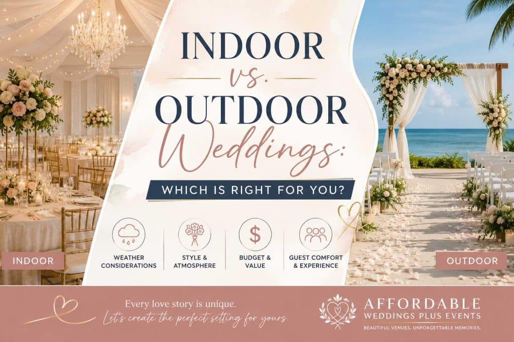 Indoor vs. Outdoor Weddings: Which Is Right for You?