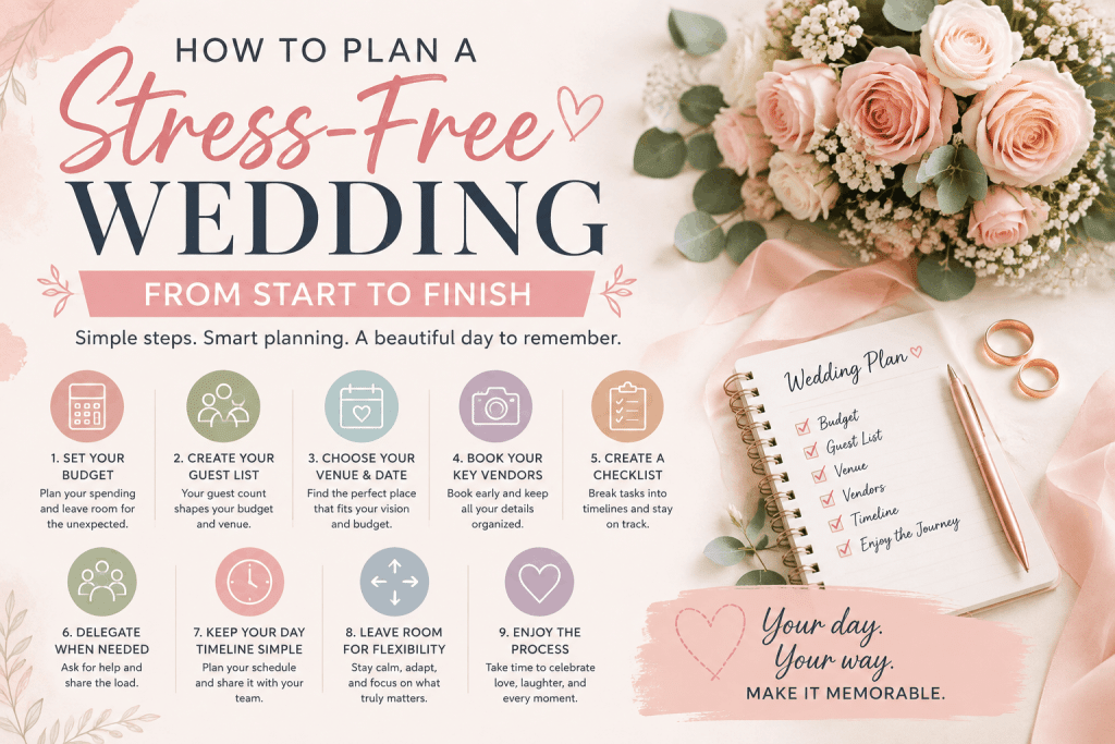 How to Plan a Stress-Free Wedding from Start to Finish