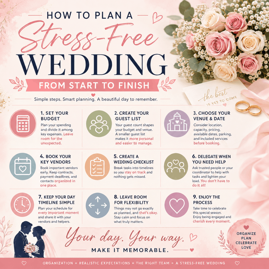 How to Plan a Stress-Free Wedding from Start to Finish